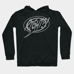 Word Balloon: “Right?!” Hoodie